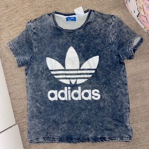 ADIDAS ORIGINALS DENIM TSHIRT TOP
